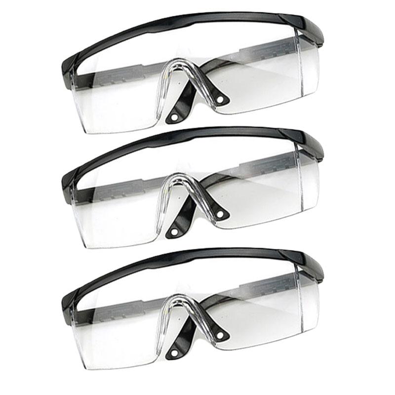 1/40pcs Work Safety Anti-Splash Eye Protection Goggles Glass Windproof Dustproof Waterproof Protective Glasses Cycling Goggles: Gold