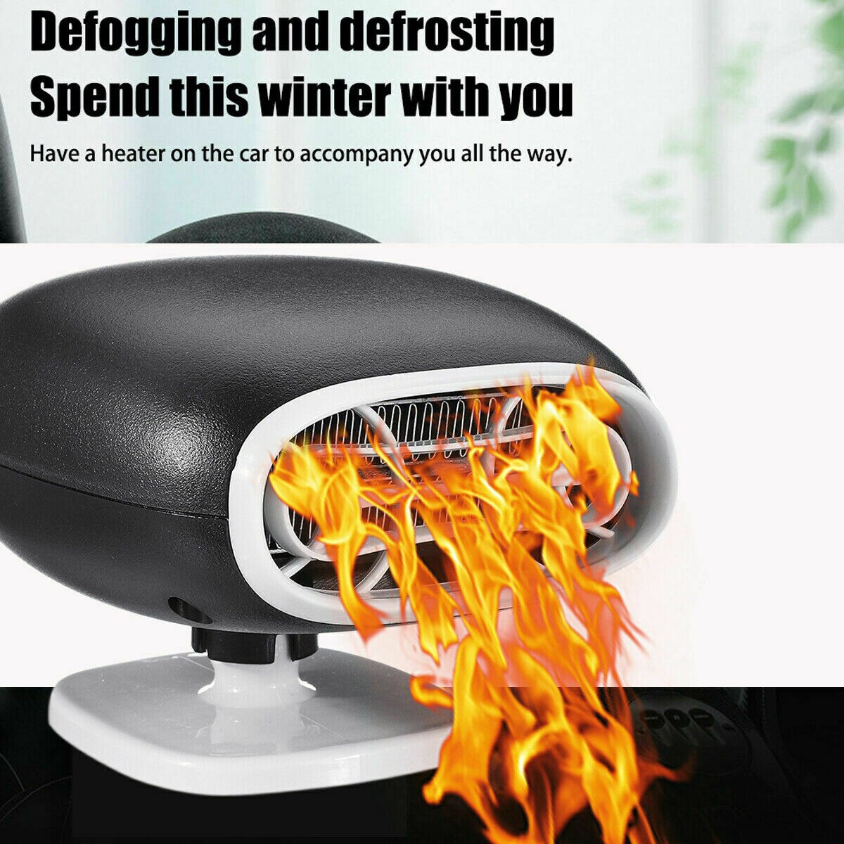12V 150W Car Heater 2in1 Auto Cigarette Lighter Heater Cooling Fan Windscreen Defroster Demister Warming Car Accessories