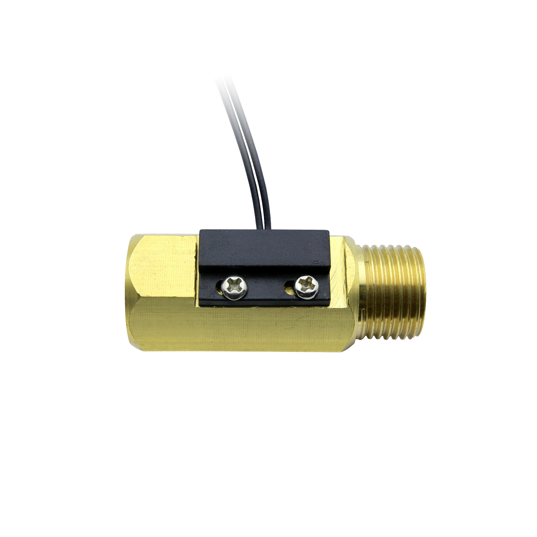 DC 200V G1/2" Water Flow Sensor Switch Meter Copper Liquid Flow Switch DN15 70W SEN-CL21F