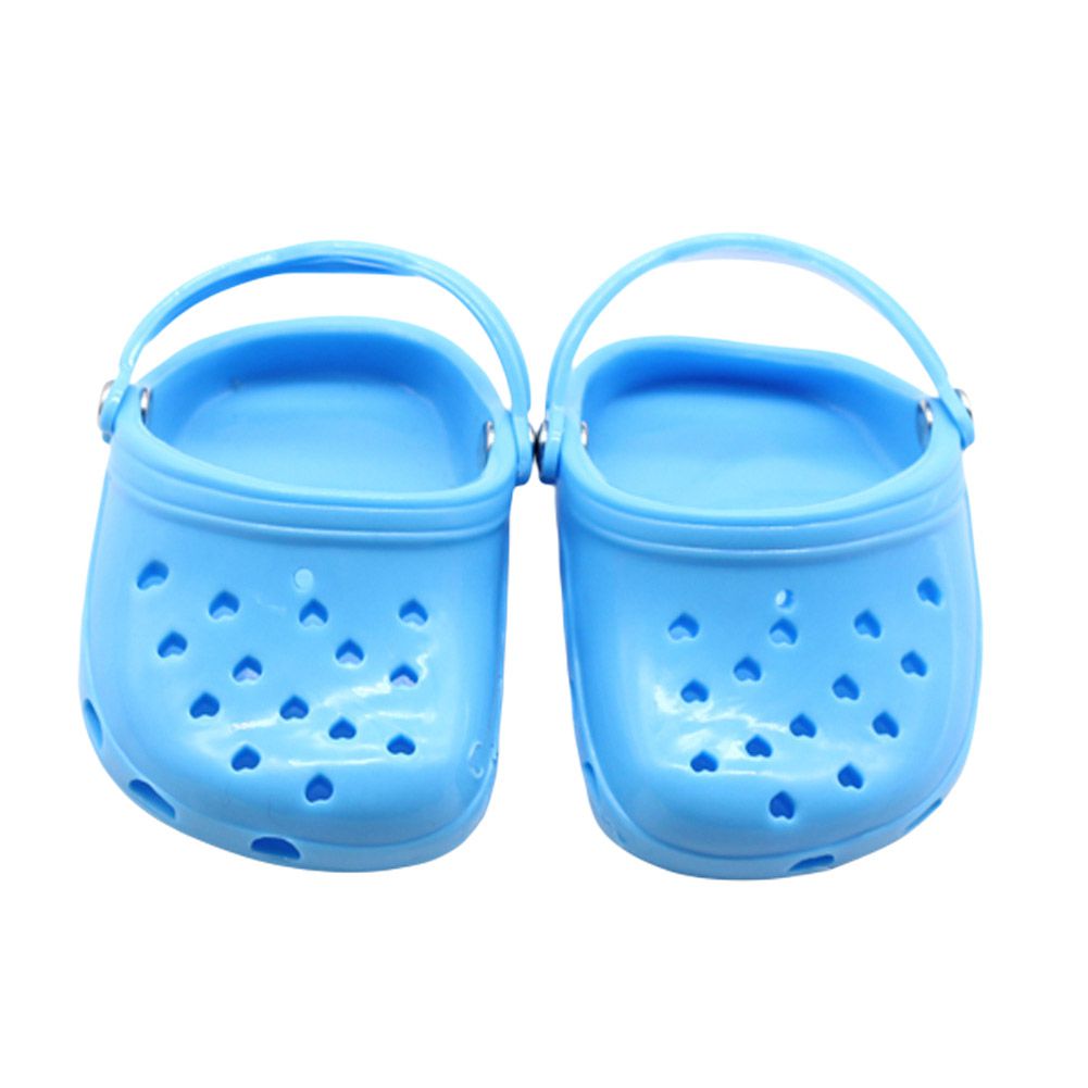 Chaussures d&#39;été pour chien, pantoufles ajourées, tongs de plage décontractées, respirantes, à enfiler, sandales pour petit chien: Bleu