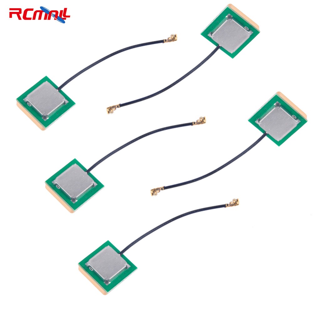 5pcs RCmall Passive GPS Antenna IPX uFL Extention Cable Navigation Wire 2dBi Gain 15x15x6mm FZ1546-01