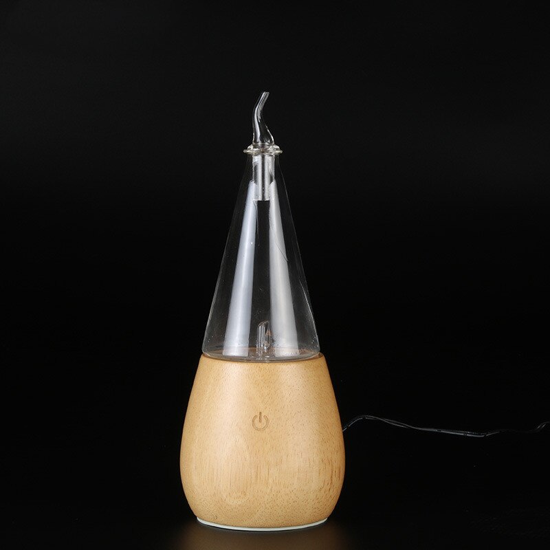 Ätherisches Öl Diffusor Holz Glas Lufterfrischer Aroma Wasserlosen USB Auto Duft Maschine luft Aromatherapie Vernebler Für Hause Yoga: Rost verrotten