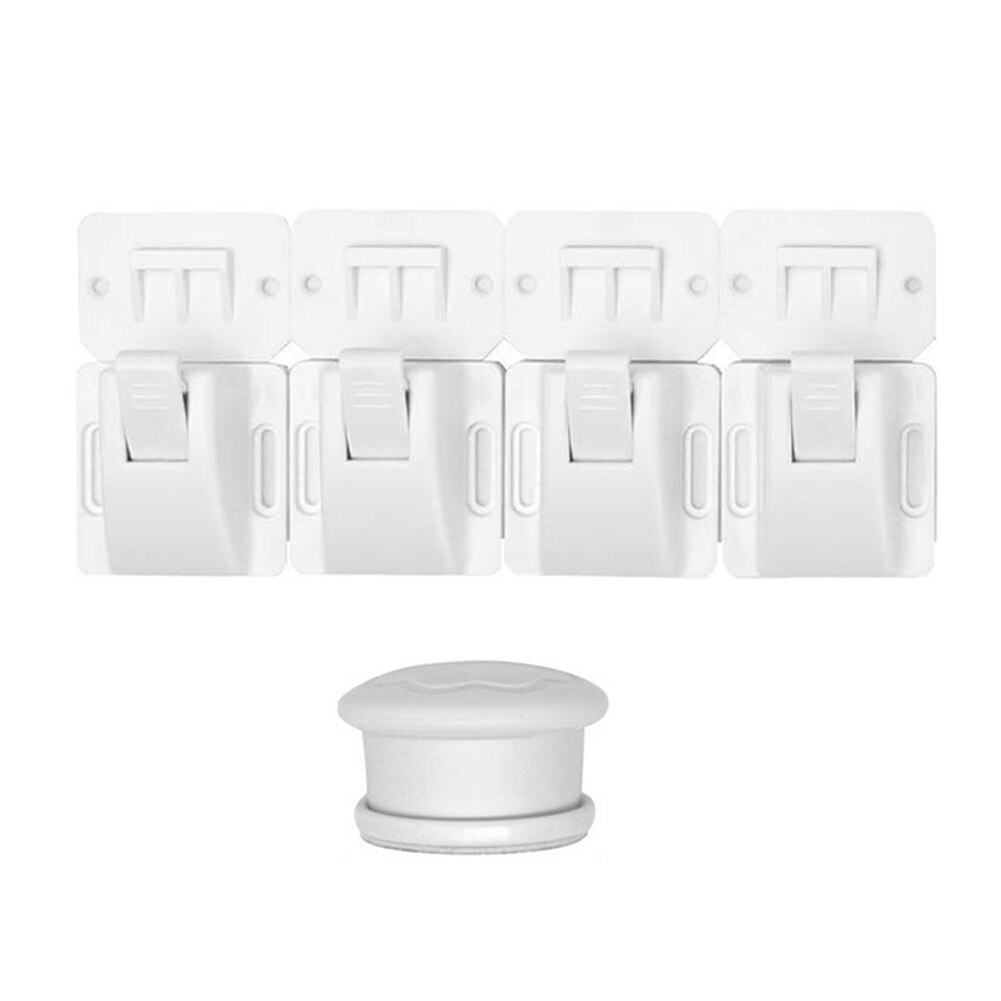 Magnetic Cabinet Locks Baby Safety Invisible Child Kids Proof Cupboard Drawer Locks L5: A