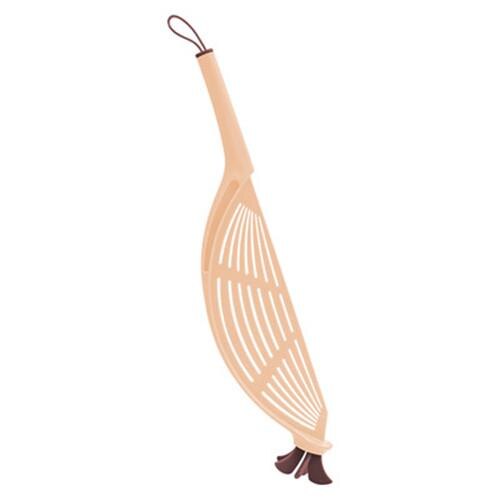 Plastic Rice Sieve Multifunction Rice Cleaner Foods Beans Sieve Drainer Tomato Fruits Drainer Brush Kitchen Cleaning Gadget: beige