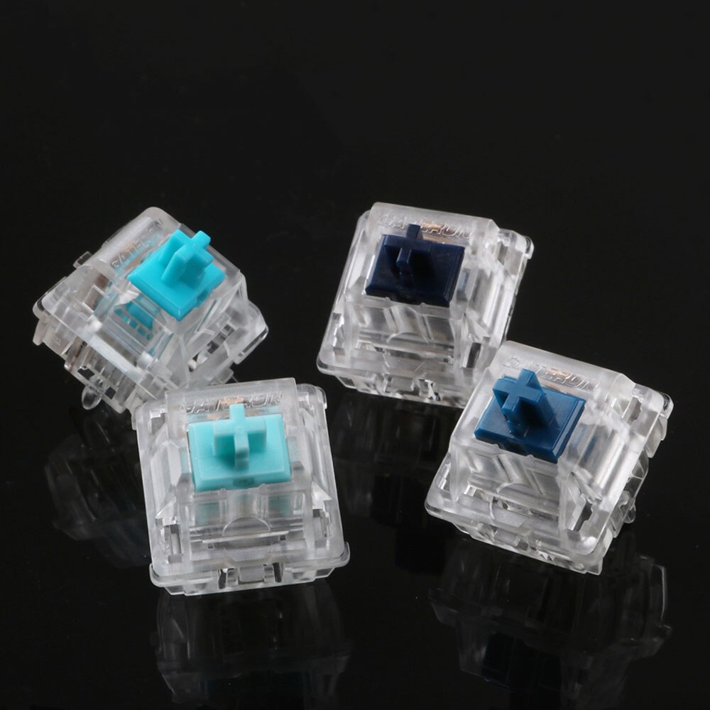 4pcs 62g 65g 67g 78g Zealio Switches Tactile Silent Switch 5Pin Paragraph Axis For DIY Keyboard
