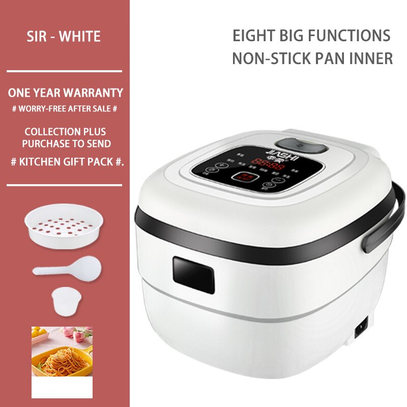 Smart Electric Rice Cooker Intelligent Automatic Household Kitchen Cooker 3-5 People Portable Preservation Electric Rice Cookers: T2