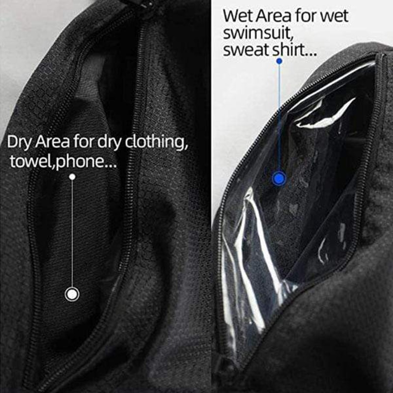 Nat En Droog Trekkoord Rugzak Met Schoenendoos Waterdicht Grote Capaciteit Sport Fitness Tas DO2