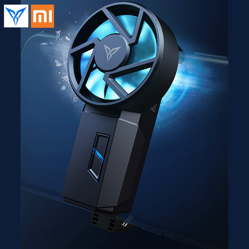 Xiaomi Mobile Phone Cooler Fan Heat Sink Cooling Fan Back Clip RGB Backlight for iPhone 11 Pro/XS/X/XR/8/7/6 Huawei Samsung