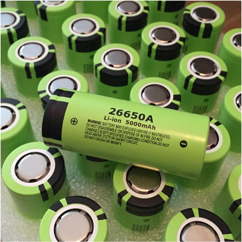 26650 Battery 3.7V 5000mAh Li-ion 26650A Rechargeable Battery for Flashlight Power Bank Power Tools Torch 26650 Lithium Battery