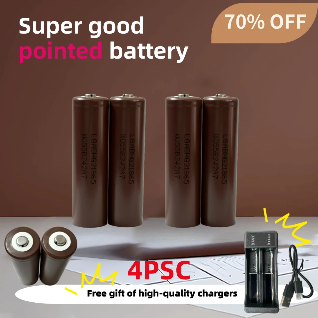 of 100% original rechargeable 18650 battery 3.7V 3500mAh 25A discharge 18650 HG2 +Pointed: PURPLE