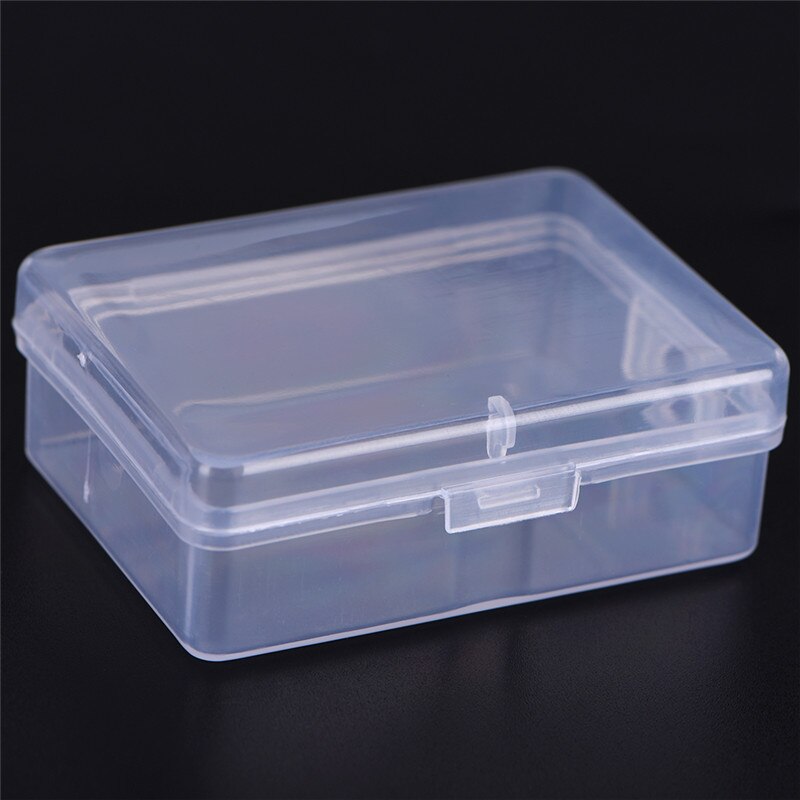 2Pcs Plastic Clear Pill Box Medicine Storage Tablet Weekly Medicine Organizer Splitters Storage Dispenser