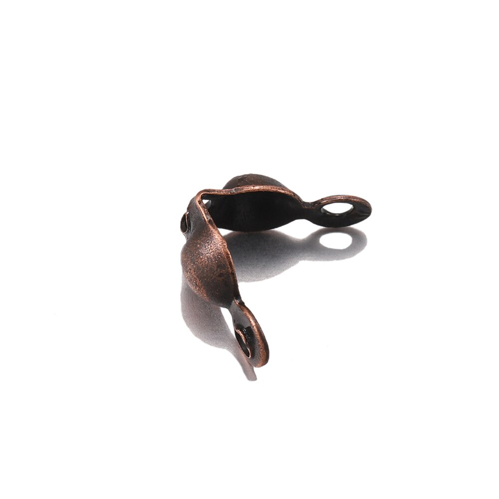 Connecteurs de chaîne à billes 4x7mm, fermoirs, pointe de perle, coquille de palourde pour bricolage, collier, Bracelets, accessoires de fabrication de bijoux, 100 – 1200 pièces/lot