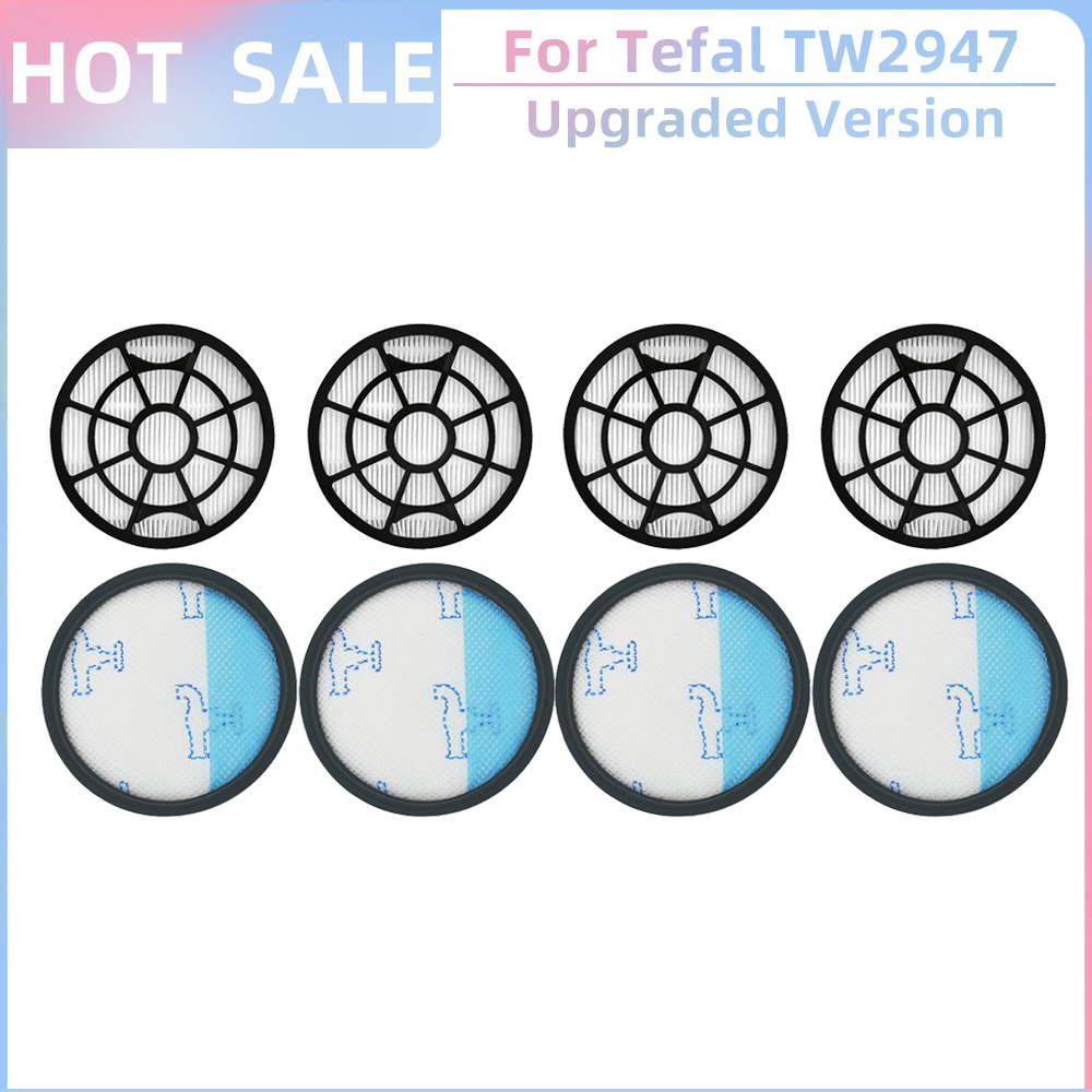 Compatible avec Rowenta Tefal filtre TW2947 Swift Power Cyclonic RO2910 RO2913 RO2915 RO2932 RO2933 RO2957 RO2981 ZR904301 Pièces Filtre HEPA ZR904301: jaune clair