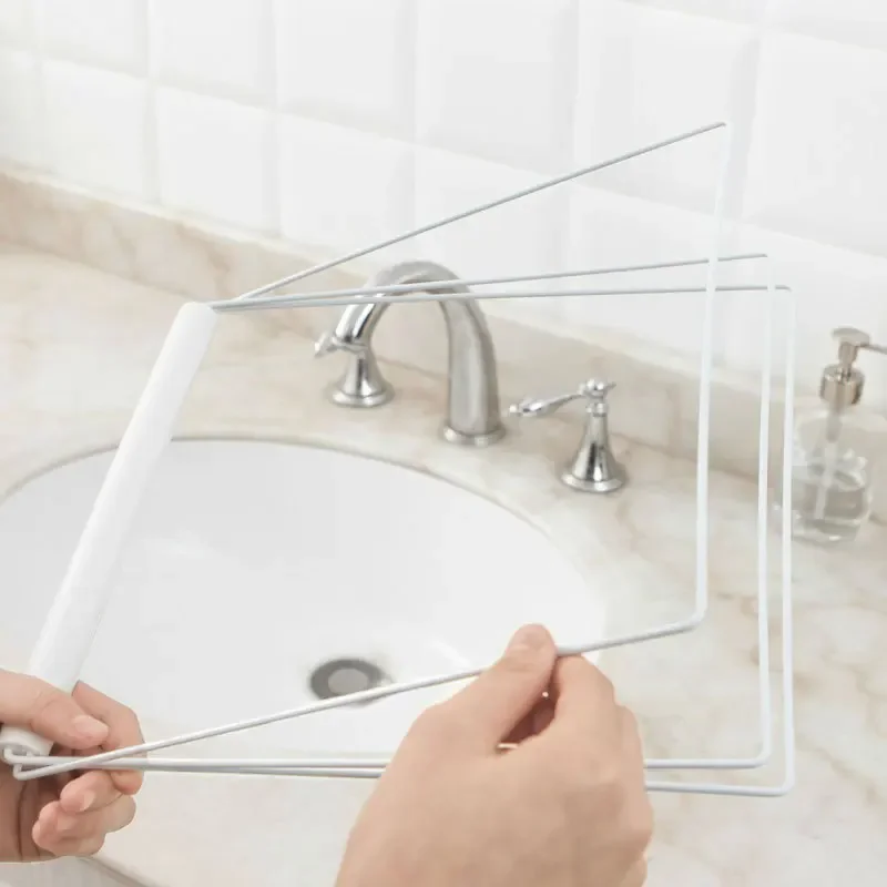 Küche Lappen Abfluss Ständer Küche Zubehör Waschbecken Entwässerung Regal Waschbecken Abfluss Lagerung Korb für Schwamm Lappen Draht Ball