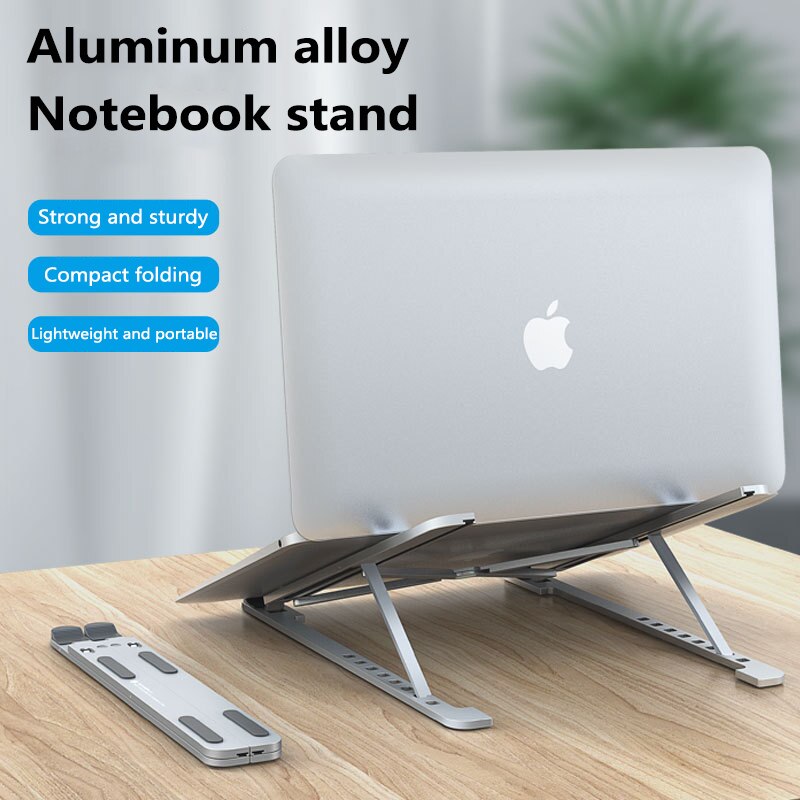 Laptop Stand Voor Macbook Air Pro Notebook Opvouwbare Aluminium Stand Beugel Laptop Houder Hoogte Verstelbare