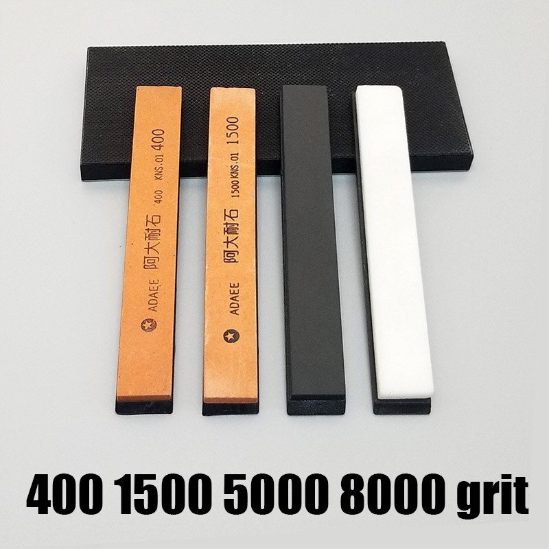 180 400 800 grain fixe angle meule meuleuse pierre à aiguiser polonais hone humide couteau système outil cuisine Abrader moudre pierre aiguiseur: 400 1500 5000 8000