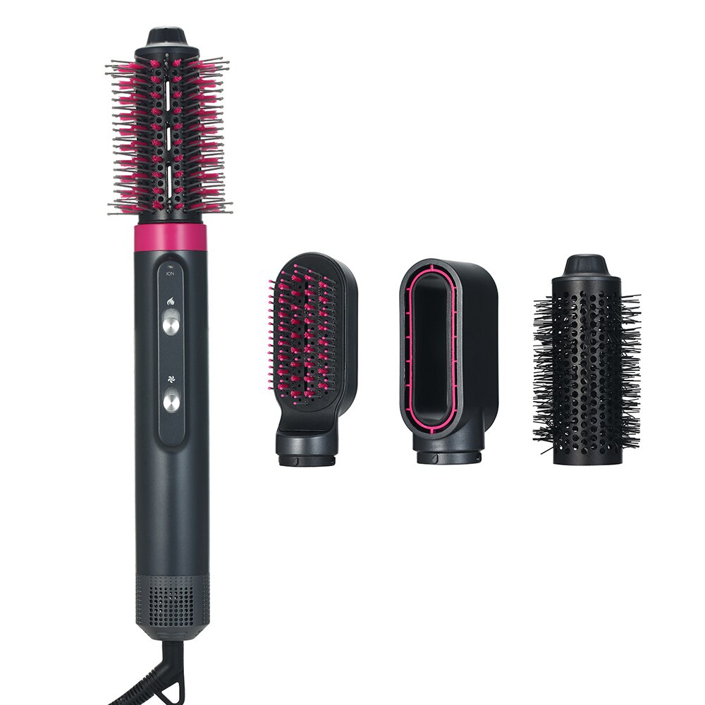 Sèche-cheveux électrique 4 en 1, peigne à Air rotatif, brosse à cheveux, bigoudi, fer à friser: Box / UK