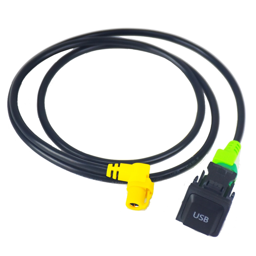 Auto USB schalter kabel AUX schalter Geschmack kabel für VW Passat B6 B7 Golf 6 Polo Bora CC RCD 510 RNS 315