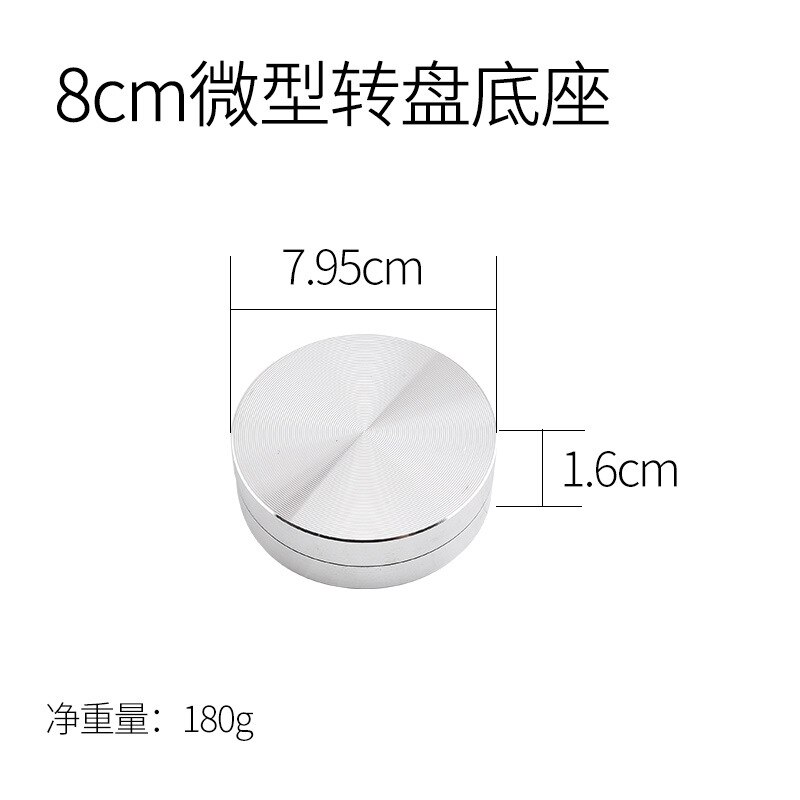Średnica: 30/35/38/50/60mm mini łożysko obrotnicy ze stopu aluminium podstawa wyświetlacz rzemiosło patera obrotowa: 80mm
