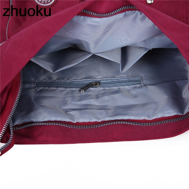 Sac Messenger femme Double Sac à bandoulière sacs à Main de en Nylon femme Sac à bandoulière Bolsas Sac à Main