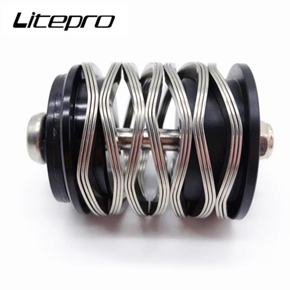 BMX Bicycle Modified Rear Shock For Brompton 3Sixty Spring Suspension Metal Folding Bike Shocks Absorber