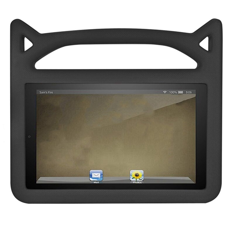 Alle Neue Kinder Fall für 7 Zoll Tablet - Kid-Proof Griff Schutzhülle mit Gebaut-In stehen für 7 Zoll Display Tablet: Black