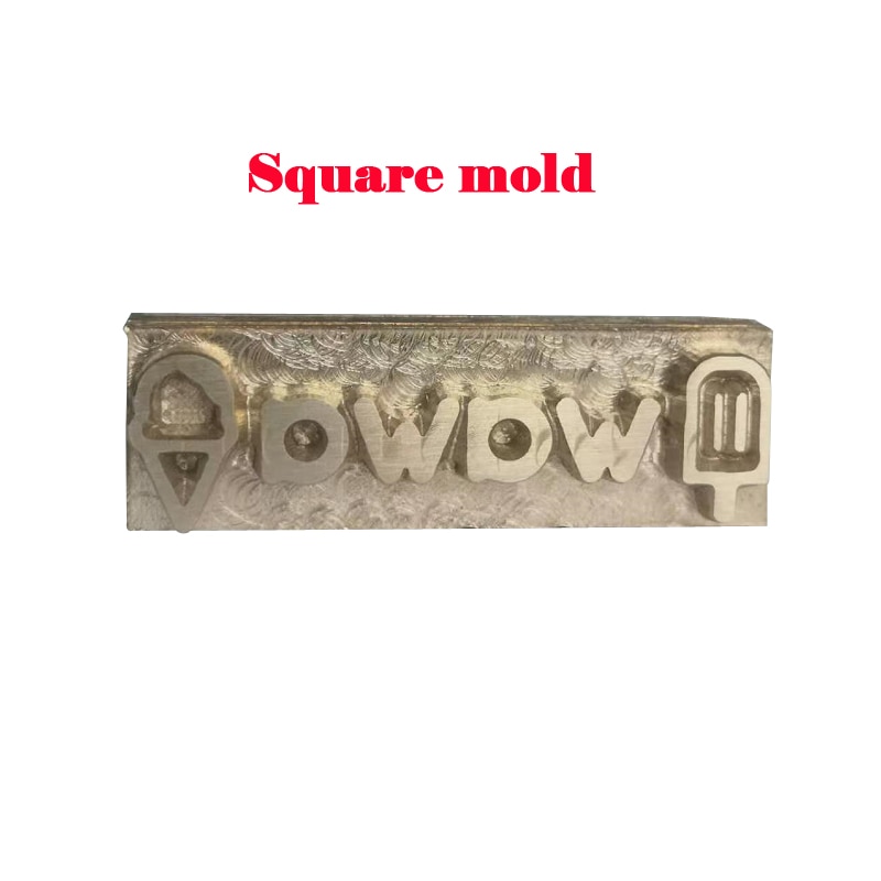 LOGO Stamp mold for Leather Foil embossing Dies Stamping Digital Alphabet For Leather Stamp DIY Mould copper bronzing die