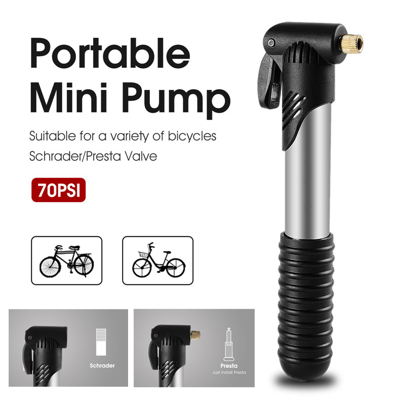 Westen Radfahren tragbare Mini-Fahrrad pumpe Radfahren Hand Luftpumpe Ball Reifen Inflator Schrader Presta Ventil MTB Rennrad Zubehör