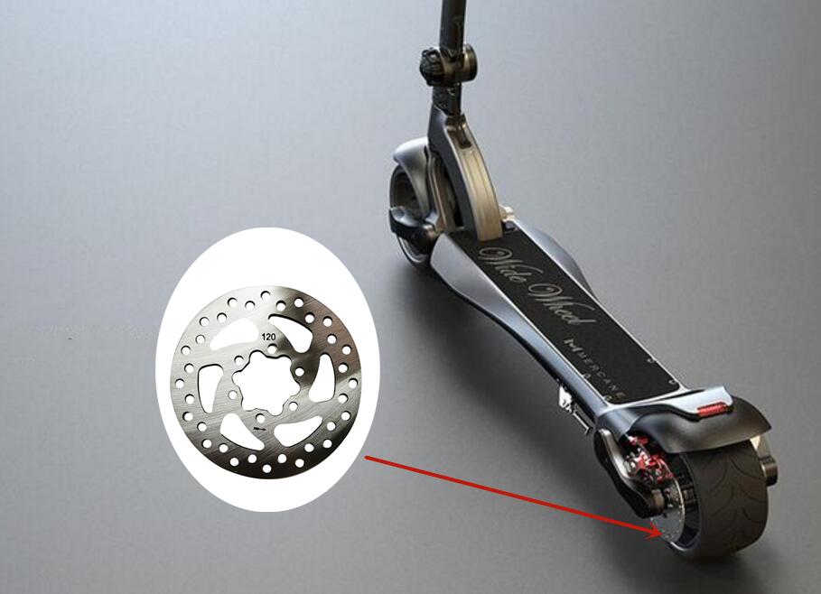 Originale mercane brede hjul elektrisk scooter skivebremseskive bredhjul scooter bremseskive deler