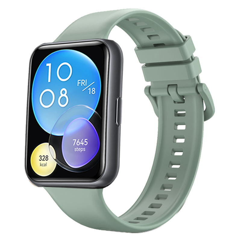 Silikon Band Für Huawei Uhr passen 2 Gurt Smartwatch Armbinde Metall Schnalle Sport Ersatz Armbinde Huawei Uhr passen 2 Correa: Blau Rosa