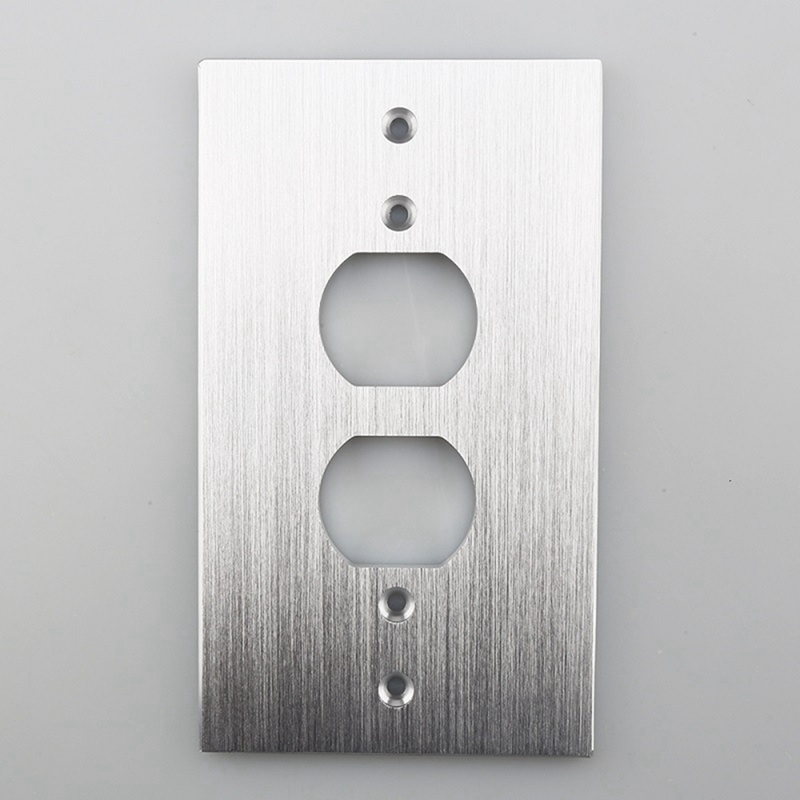 Socket Panel 150X86 Aluminum Alloy Audio Hifi Socket Board Acoustic Terminals Speaker Power Connector Faceplate