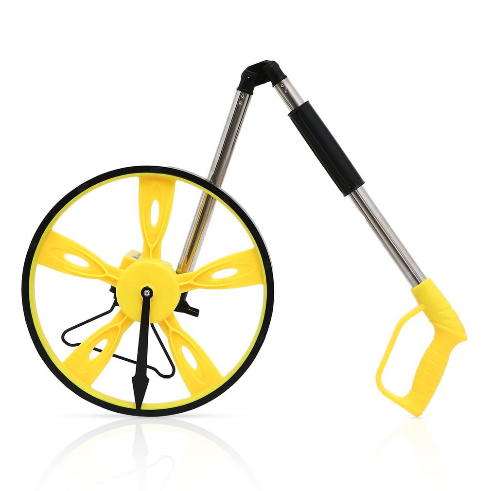 Digital measuring wheel distance meter rangefinder walk Foldable Single Flexible Wheels measure 0-9999m measurer Handheld extend