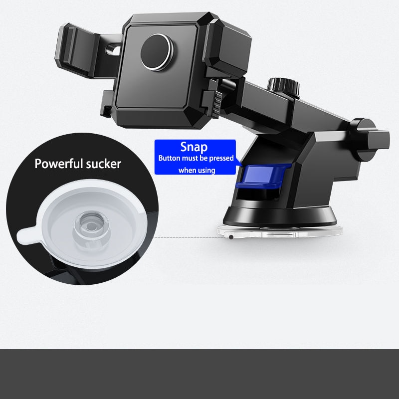 Verticale Voorruit Zwaartekracht Sucker Auto Telefoon Houder Intrekbare Opvouwbaar En Draaibaar Telefoon Stand Voor Auto Mobiele Telefoon Houder