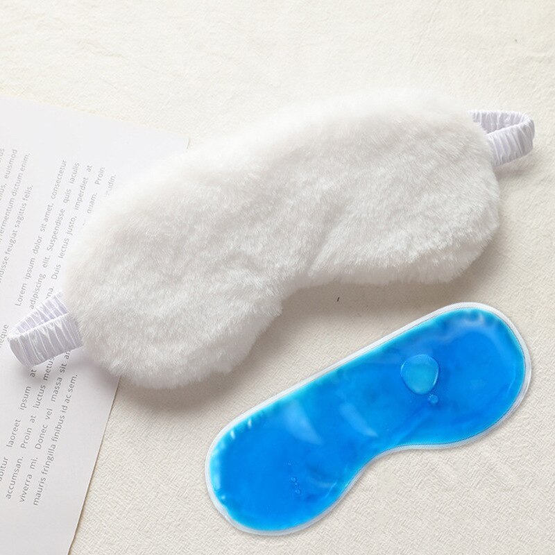Comfortable Sleep Mask Cold Gel Mask Eye Patches Eyeshade For Sleeping Aid Relieve Dark Circles Eyes Relax Masks Health Care: D