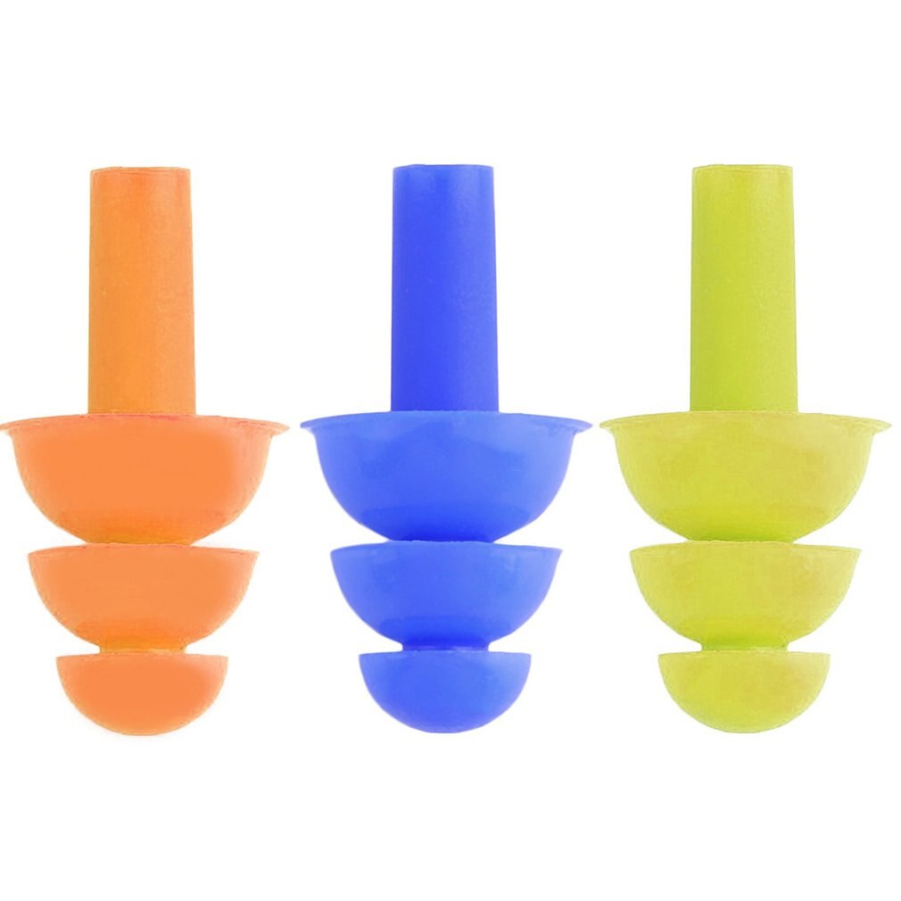 1 paar /3 paar spiraalvormige waterdichte siliconen oordopjes anti-snurk oordopjes comfortabel om te slapen geluidsreductie accessoire