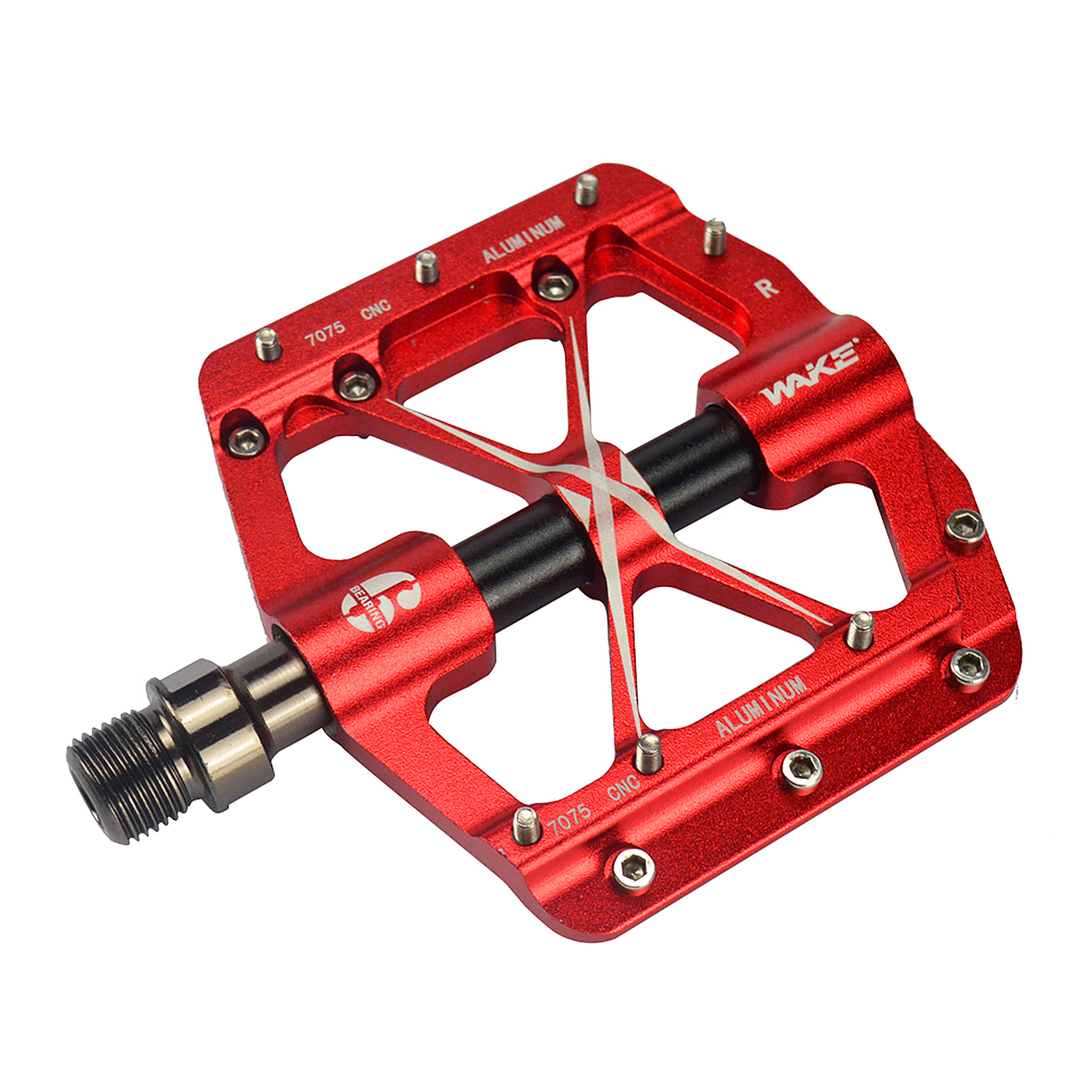 Bike Pedal Bicycle Pedal Aluminum Alloy Cycling Pedal Durable Foot Pedal Accessory Non-slip Bike Riding Pedal Bike Accessories