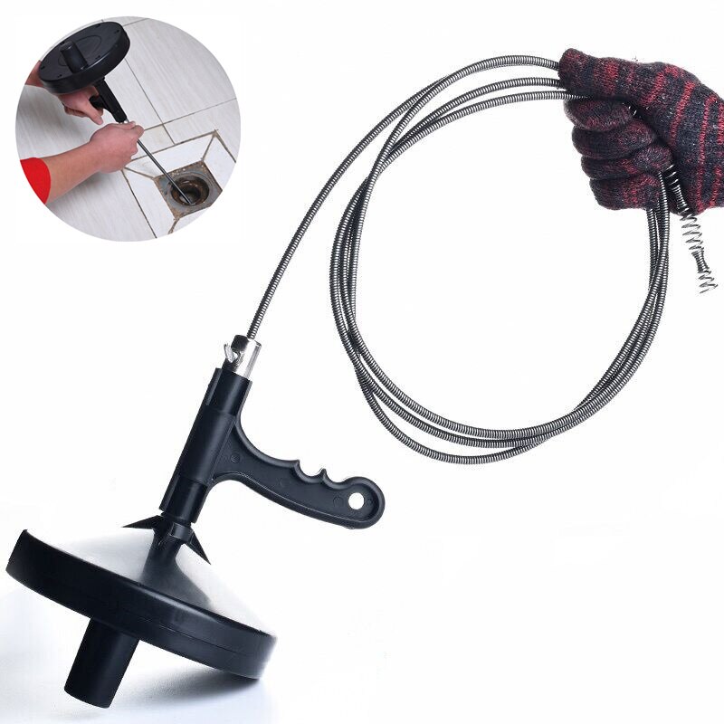 Home Pipe Hand-Operated Auger Multiple Specification Manual Operation Portable Toilet Sewer Drain Drain Cleaners