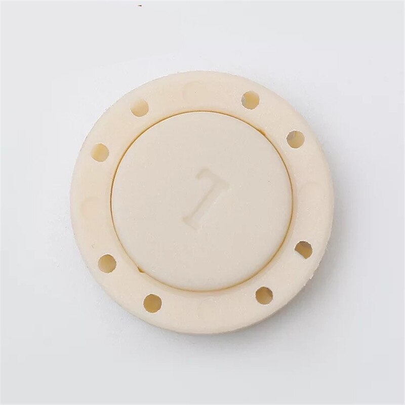 Boutons de fixation magnétiques invisibles en PVC, une paire de boutons de fermeture automatiques pour sac de pardessus, accessoires de vêtement, scrapbooking, bricolage: 22mm / ice cream white