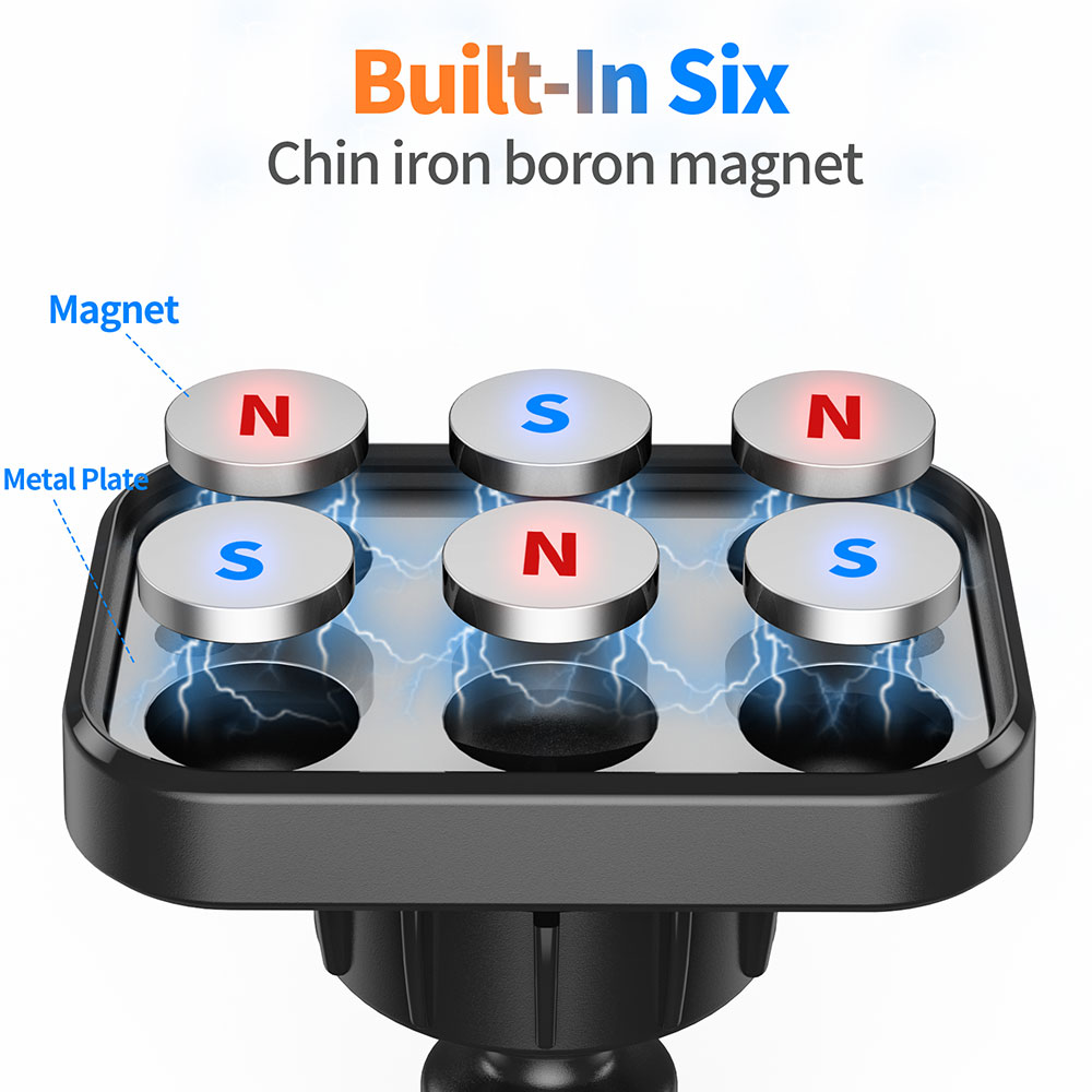 Magnetische Telefoonhouder Voor Auto-Ontluchting [Nooit Blokkeren] Universele Telefoonhouders Voor Uw Auto Handsfree Mobiele Telefoon Auto Mount