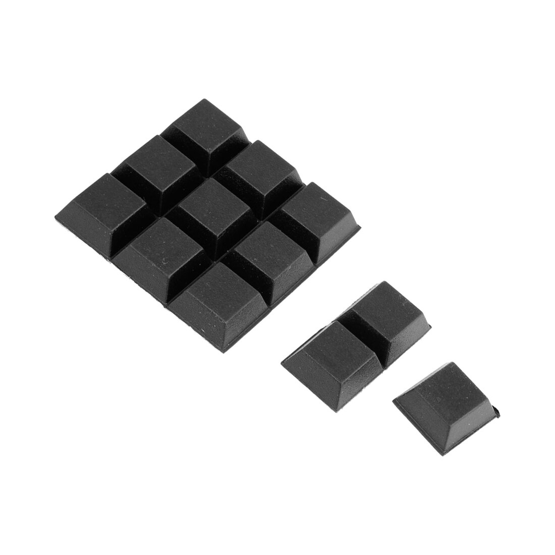Table Chair Mini Rubber feet Self-adhesive 20mmx20mmx8mm 12 in 1