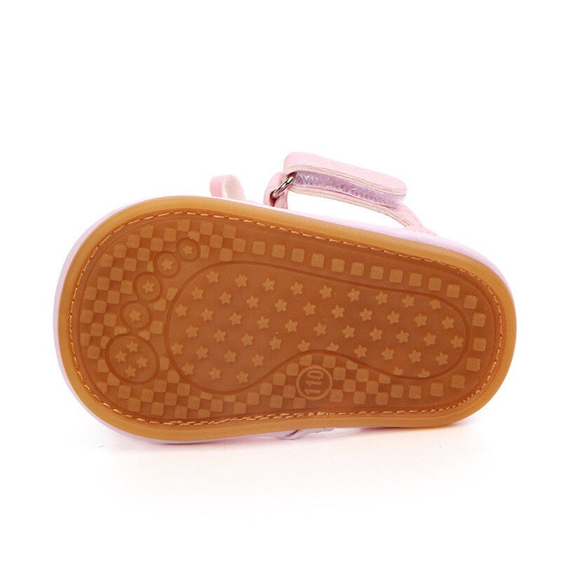 Summer Newborn Infant Baby Girls PU Leather Tassels Sandals Soft Sole Princess Anti-Slip Shoes for Toddler Kids