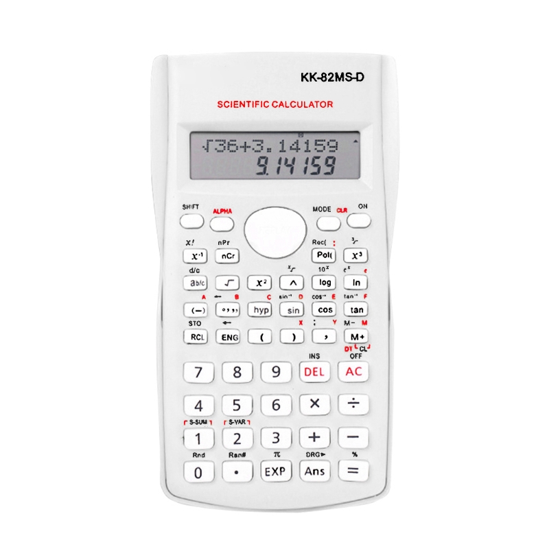 Scientific Calculator Stationery School Office Engineering Multifunction School Engineering Stationery Scientific Tool: White