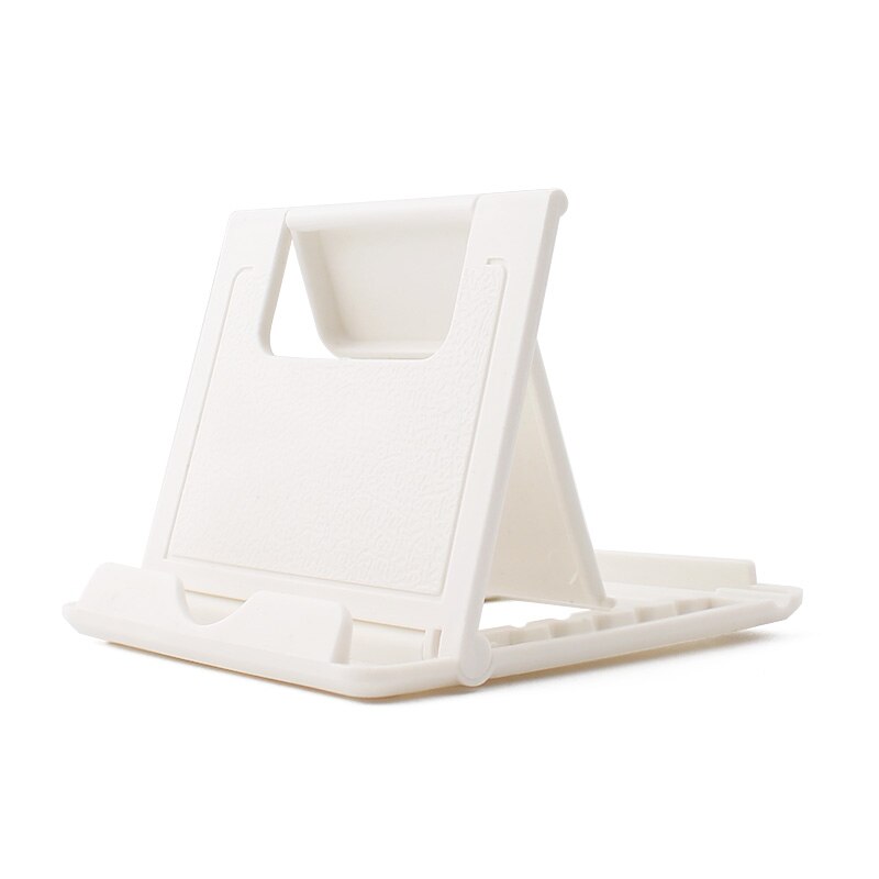 Soporte ajustable para teléfono móvil, soporte plegable de escritorio para iPhone 11, mi 9 Xiaomi, Samsung S10, iPhone 7, 8, X, XS: White