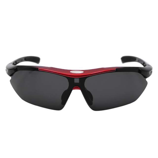 Ciclismo óculos de sol das mulheres dos homens da bicicleta de montanha uv400 estrada esporte mtb óculos equitação ao ar livre gafas: BLACK RED