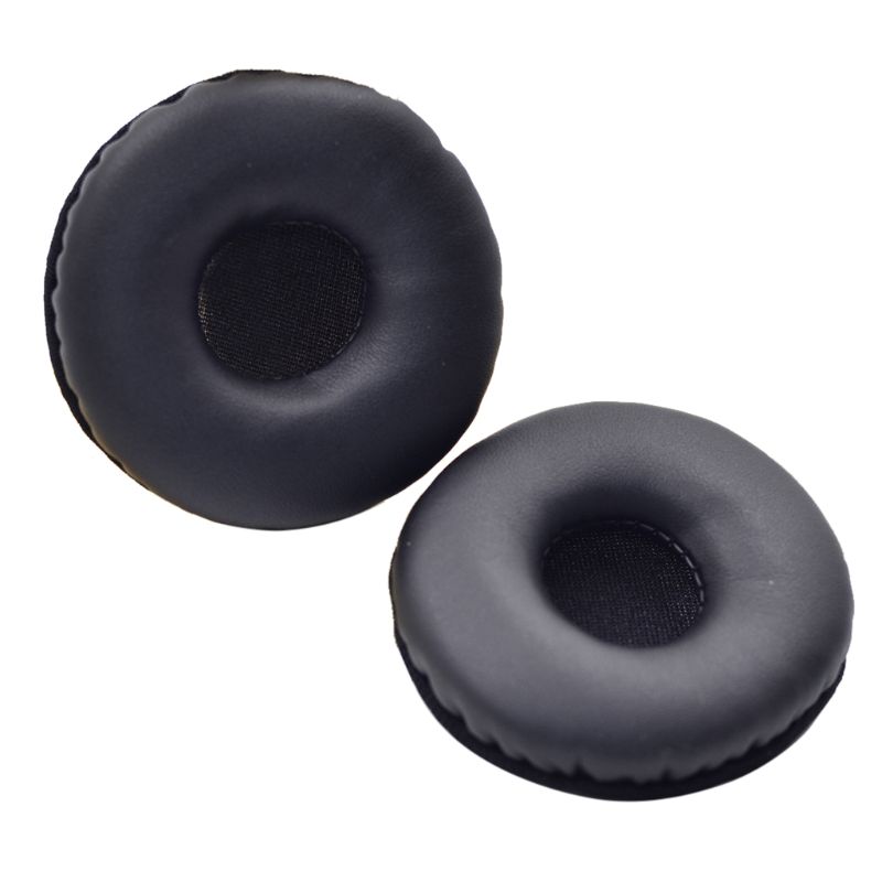 1Pair Replacement Soft Memory Foam Earpads Leather Ear Cushion Cover Pads for Logitech H390/H600/H609 Wireless Headphone