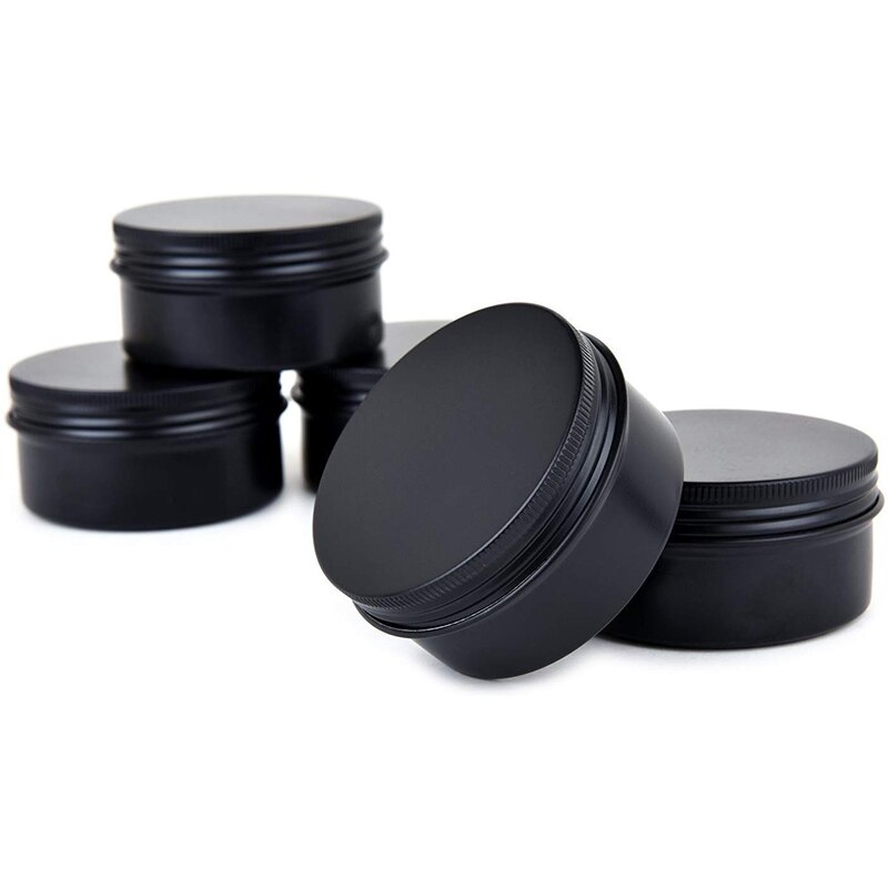 5 Oz 12 Packs Zwarte Ronde Aluminium Blikjes Schro... – Grandado