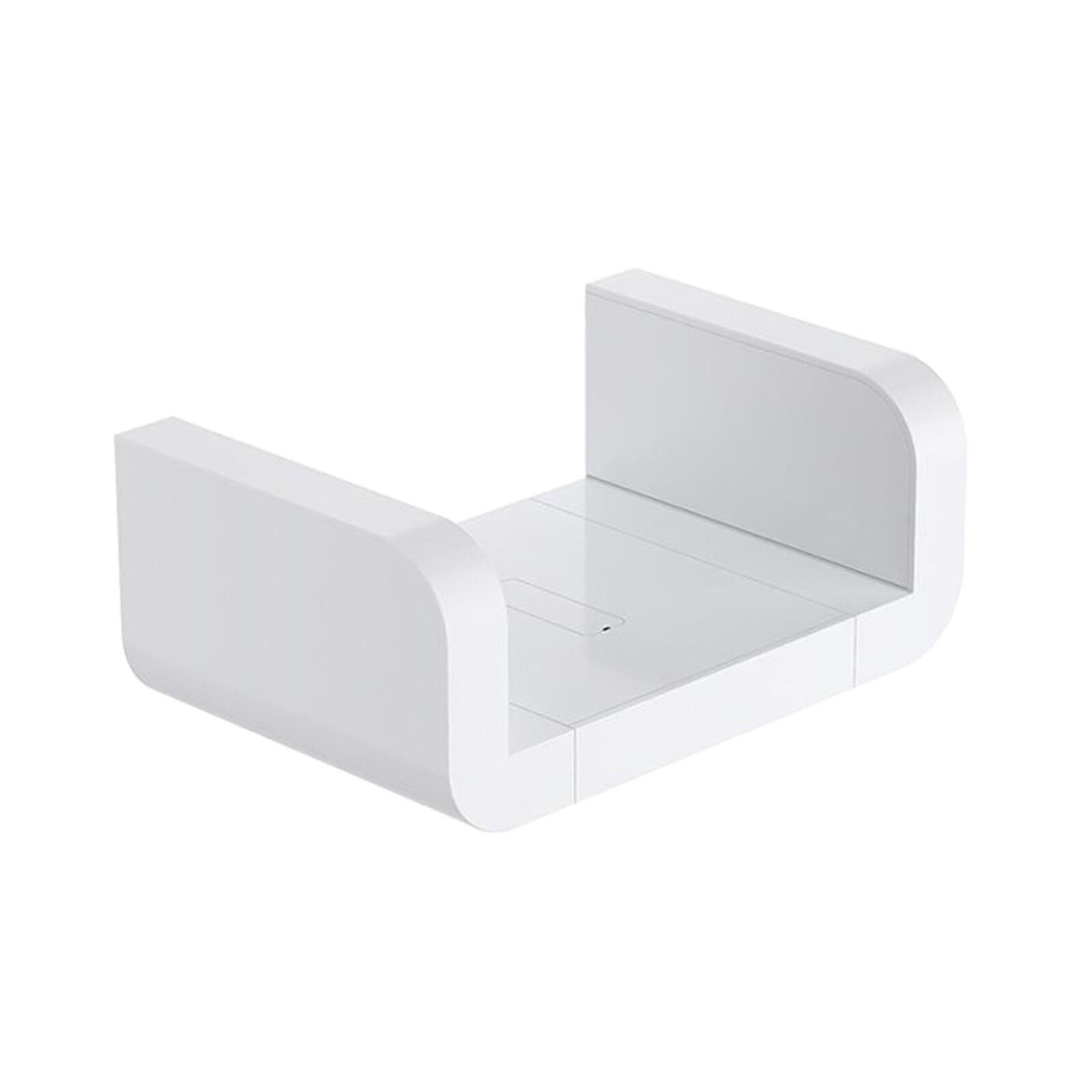 1pcs Floating Wall Hanging Shelves White U Shaped for Bathroom Display Organizer Mounted Bedside Dorm Bed Corner Shelfs: 17cm
