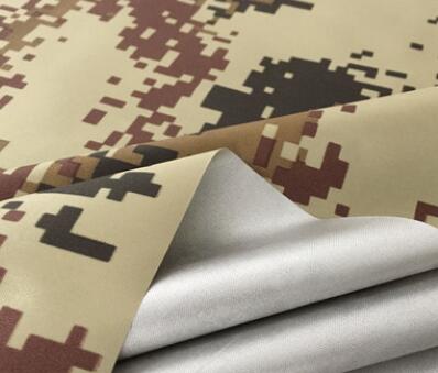 Tissu Oxford de camouflage extérieur | Revêtement imperméable 210DPU, tissu de tente léger TC00260: 02