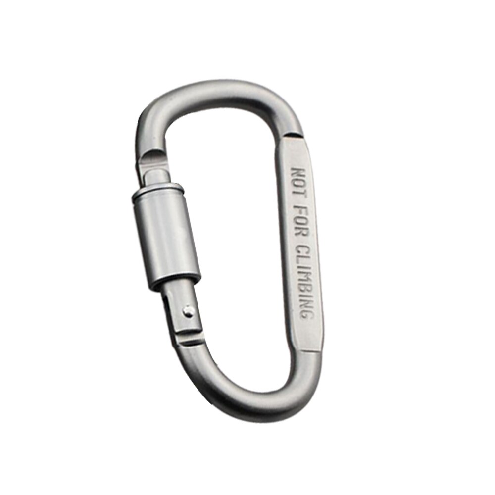 Mousqueton DMM En Aluminium Pour Escalade - Forme En D, 62.4g, Résistance 3kN - Gris Mat