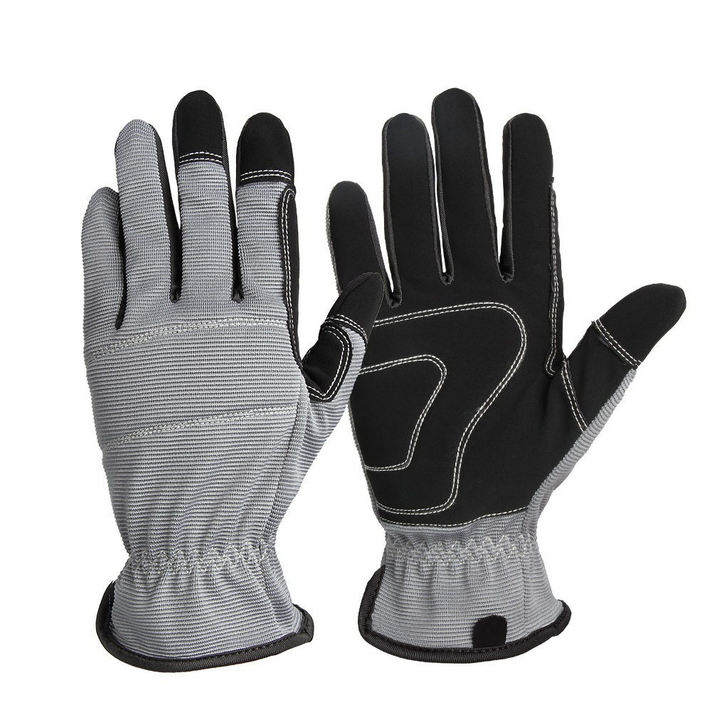 Tuinhandschoenen Doornbestendige handschoenen Roos Snoeien Tuinhandschoenen Touchscreen Tuinwerkhandschoenen voor graven, planten, snoeien: L / WHITE